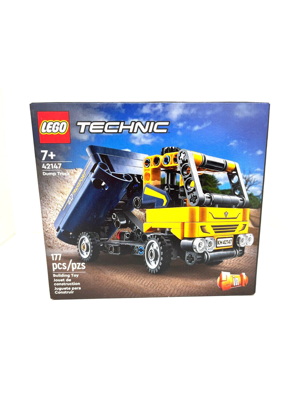 LEGO Technic 42147 Dump Truck / Excavator - 177 pcs - Brand New Sealed - 2 in 1